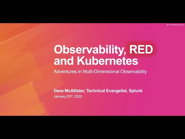 Webinar: Observability Via RED in the Age of Kubernetes