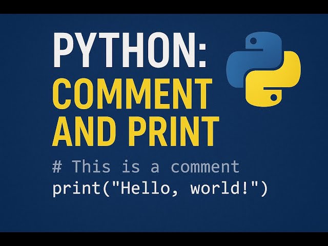 001 - Python Basics : print() function