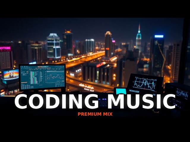 Neon Coding Music for Focus | Deep Focus Mix | Loop-Friendly Mix #01