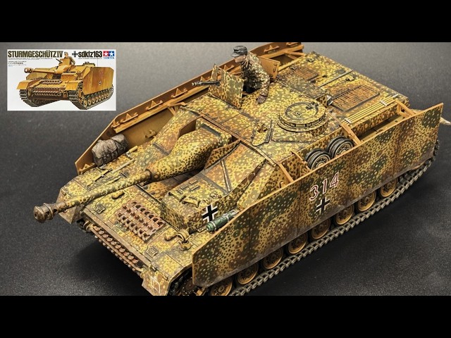 Tamiya 1:35 Sturmgeschutz IV sdkfz163 - Complete Build