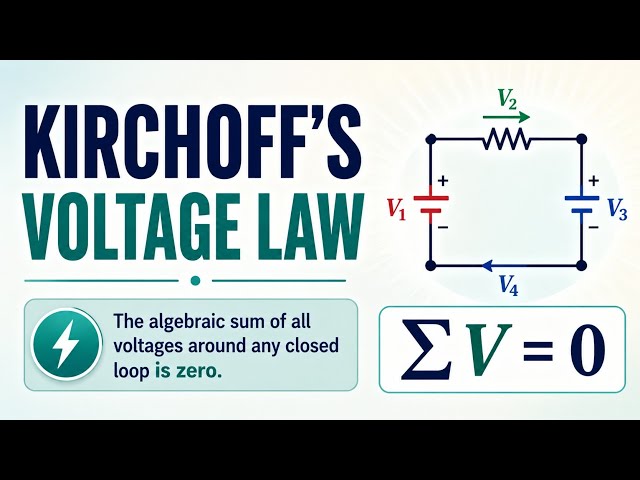 Kirchhoff's Voltage Law | The Foundation of Voltage in Electrical Circuits | Uplatz