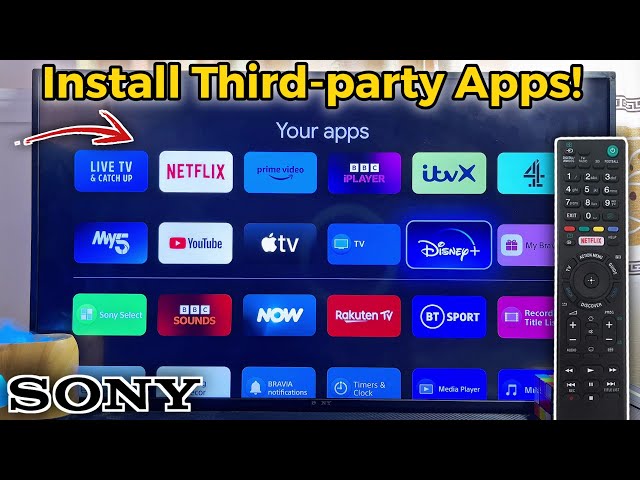Sony Smart TV: How to Install Third Party App APK