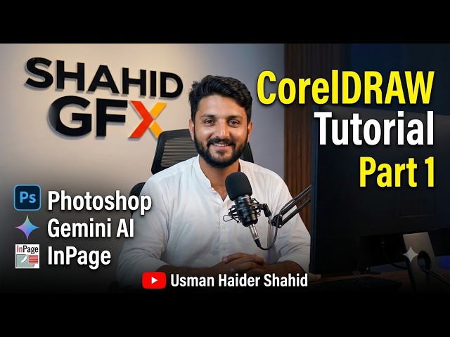 CorelDRAW & AI Graphic Design Tutorial for Beginners\Online Earning IN 2026 - Part 1