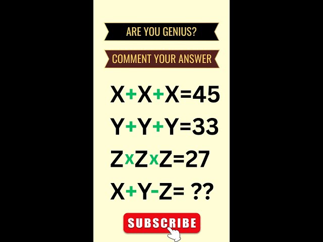 Think Fast! Quick Math Puzzles Live Challenge ⏱️ #mathpuzzles #riddles #puzzle