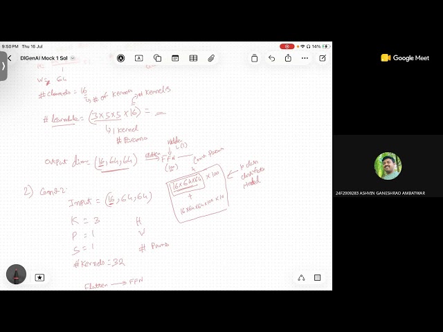 DL Gen AI TA Session | Mock 1| 16.07.26 - Live Session