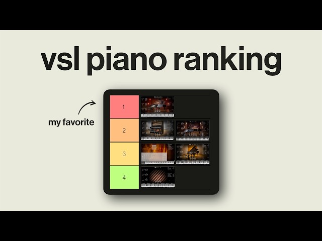 I Tested Every VSL Piano... Here Are My Top 5