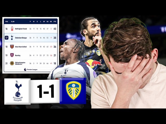 I HATE THIS🤬 I AM F*CKING FUMING (EXPLOSIVE RANT) Tottenham 1-1 Leeds