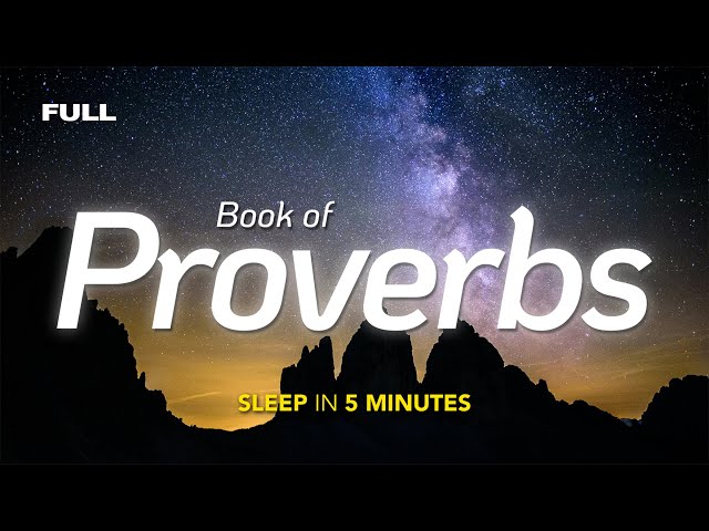 Fall Asleep with the Book of Proverbs: 1-31 | Soothing Bible Reading for Deep Sleep + Water