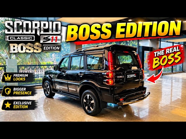 Mahindra Scorpio Classic BOSE EDITION 😎 सिर्फ़ BOSS लोगों के लिए 