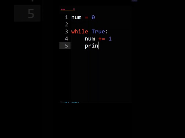 How Does While True Work In Python