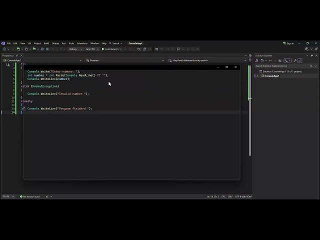 Error handling part 1
