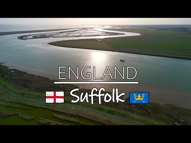 🏴󠁧󠁢󠁥󠁮󠁧󠁿 Suffolk, England - Aerial Tour in 4k - Travel in the UK