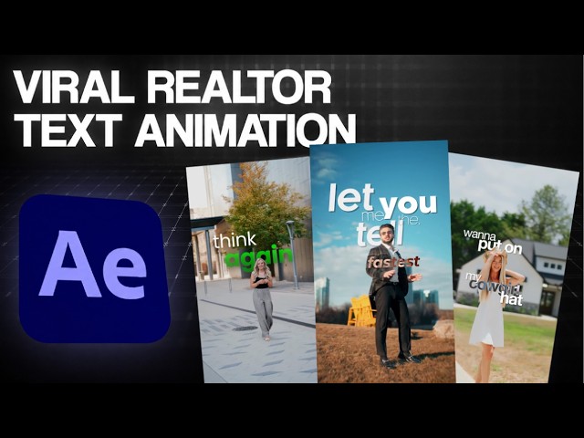 Complete Viral Realtor Video Masterclass in After Effects | Editing Simplified