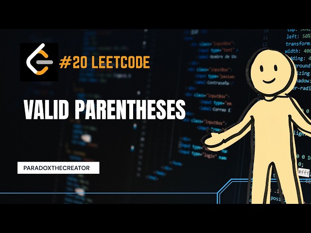 Valid Parentheses | LeetCode 20 | Stack Approach | DSA & Coding Interview