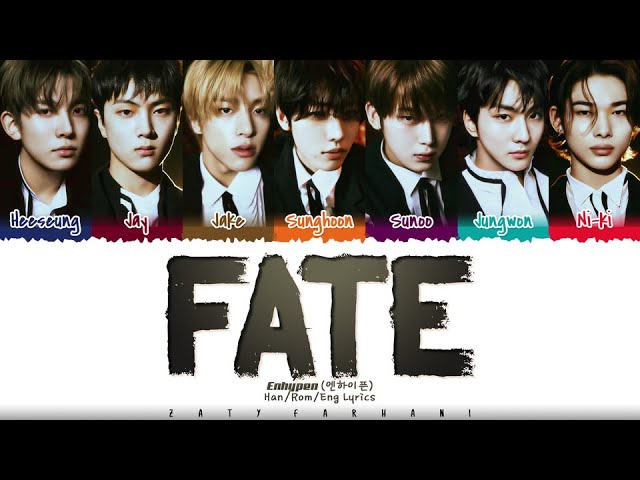 ENHYPEN (엔하이픈) - 'Fate' Lyrics [Color Coded_Han_Rom_Eng]