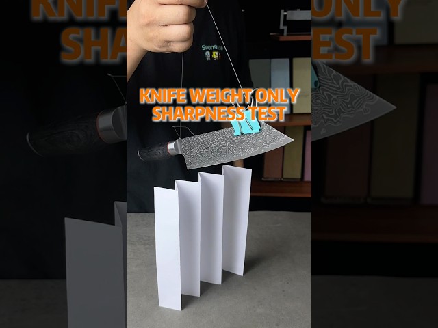 Recreating this sharpness test #sharpening #sharps #knifesharpener #sharpener