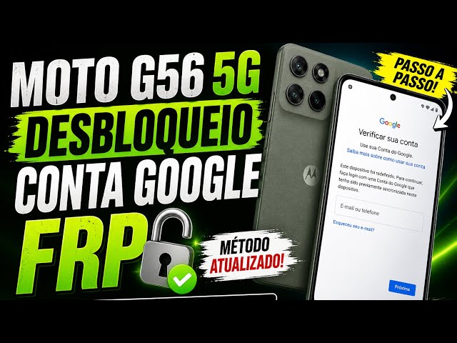 Como remover a conta Google do moto g56 5g Android 16 