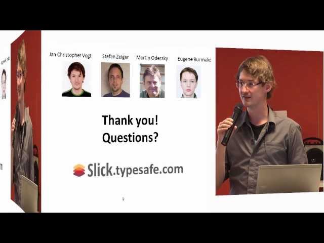 Typesafe Slick - Bay Area Scala Enthusiasts - October 2012