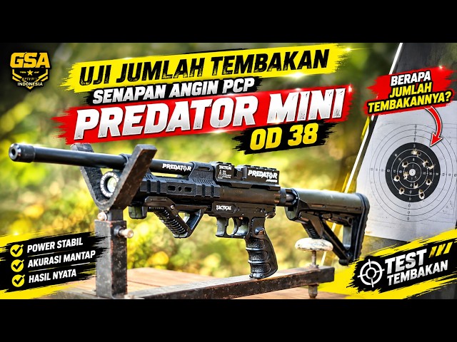 HOW MANY SHOTS DOES THE PCP PREDATOR MINI OD 38 GET? 🤔 SHOT COUNT TEST!