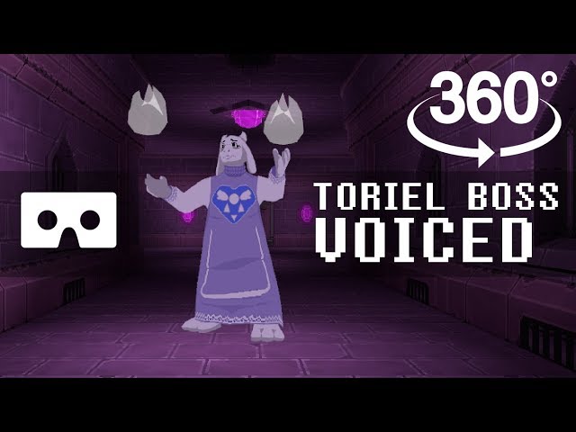 Toriel Battle VR 360 - Voiced 3D remake