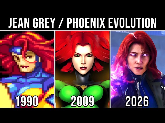 The Evolution of Jean Grey / Phoenix in Marvel Games (1990 - 2026)