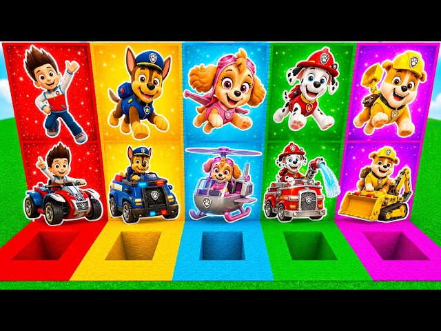 😱 WHAT'S INSIDE the SKYE Ryder PIT from PAW Patrol? / DON'T CHOOSE THE WRONG ONE IN MINECRAFT