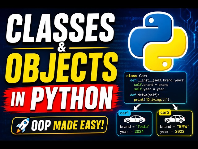 Python Classes & Objects Made Ridiculously Easy