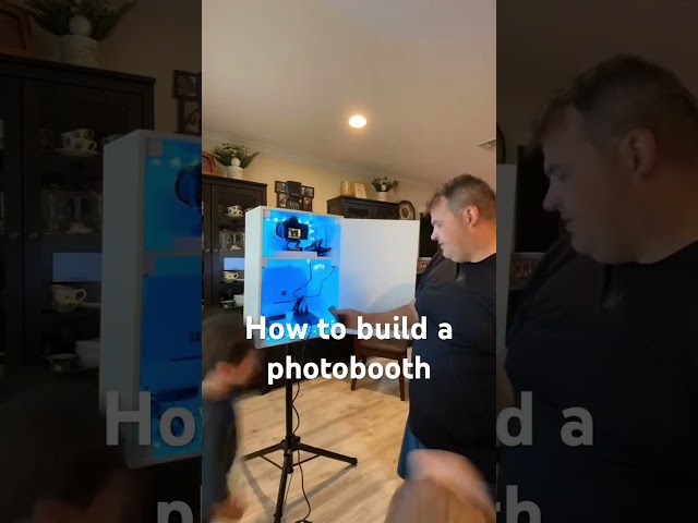 How to buil a photobooth #photobooth #diyphotobooth #photography