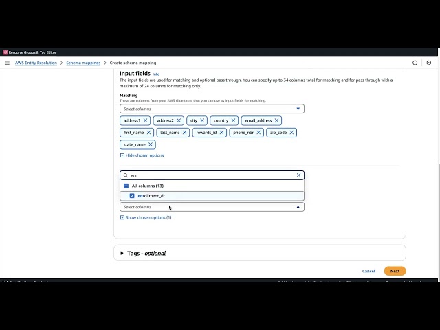 How to do Data De-duplication with AWS Entity Resolution: Part 2 | Schema Mapping