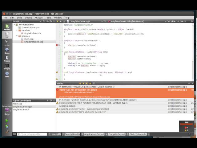 C++ Qt 121 - Single Instance Applications