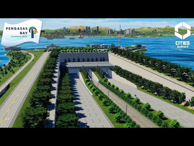Underwater Tunnel Crossing! | Ep 12 Pengasas Bay | Cities Skylines 2