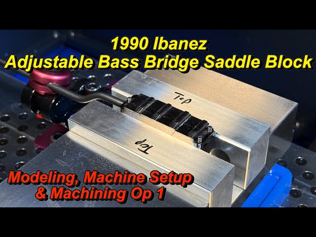 Machining Obsolete Part for an Ibanez Bass Guitar- Part 1