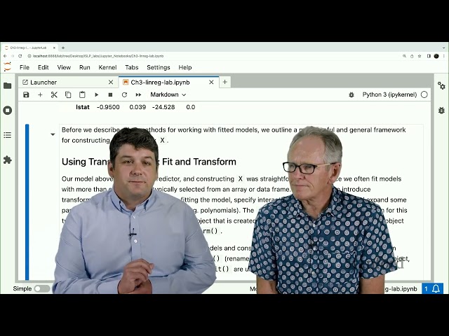 Statistical Learning: 3.Py Linear Regression and statsmodels Package I 2023