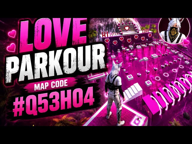 Free Fire New Love Parkour Craftland Map Code #freefire #craftland #parkour 