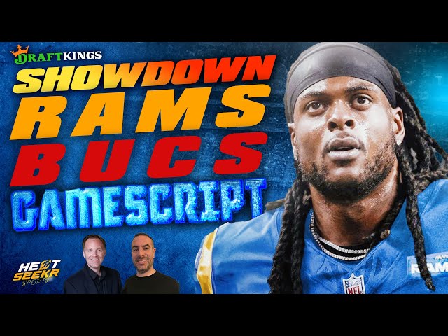 RAMS vs BUCCANEERS Gamescript | SNF Sunday Night DraftKings SHOWDOWN Strategy | 2025 NFL Week 12