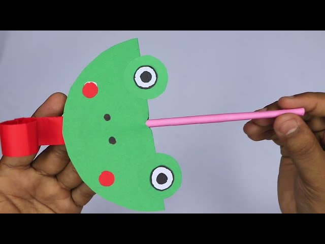 Origami Frog | Frog Umbrella With Paper | Paper Frog