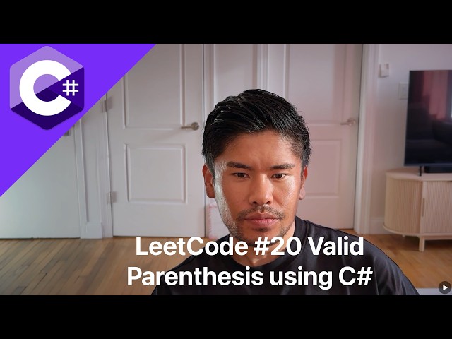 Solve LeetCode #20 Valid Parenthesis using C#