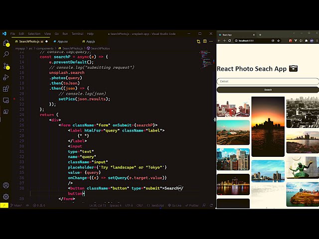 ASMR Programming - Coding React Photo Finder  App - ASMRプログラミング