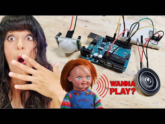 Motion-activated Sound Effects with Arduino, PIR Sensor & MP3 Player