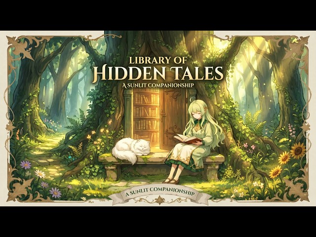 Library of Hidden Tales 📖✨ | Fantasy Music & Ambience for Reading, Study & Sleep