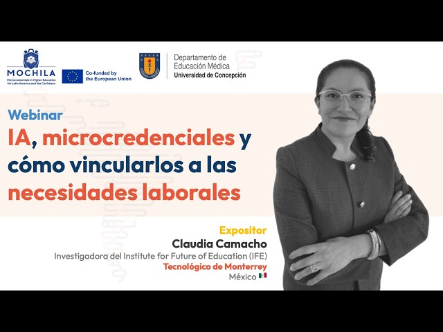 Webinar: AI, Microcredentials, and How to Link Them to Labor Needs | MOCHILA Project