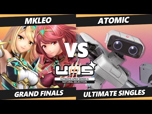 UAS II Finale GRAND FINALS - MkLeo (Pyra Mythra) Vs. Atomic (ROB) Smash Ultimate - SSBU