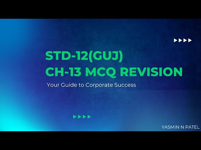 STD-12(GUJ) CH-13 અન્ય ઉપયોગી નિ:શુલ્ક ટૂલ્સ અને સેવાઓ (MCQ) Revision