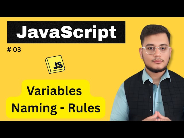 JavaScript Variable Naming Rules | JavaScript Naming Conventions & Rules | Identifiers in JS