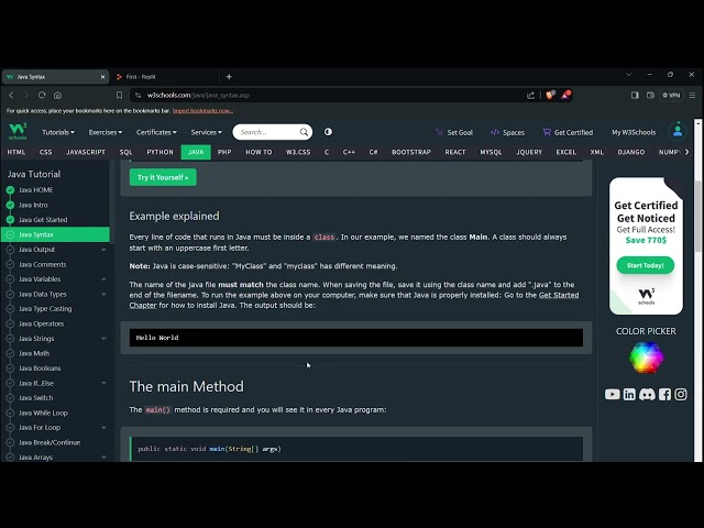 Learn Java With Me - Day 1 I Code Crack