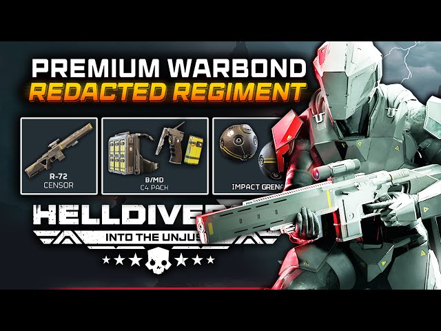 Helldivers 2 - Redacted Regiment Warbond!