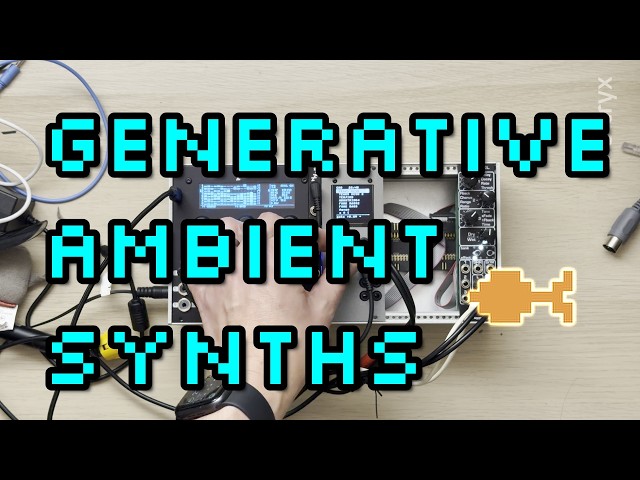 Generative #ambient #synth patch: Juno 6 and DX 7 sounds mangled and driven by Shoal on DistingNT