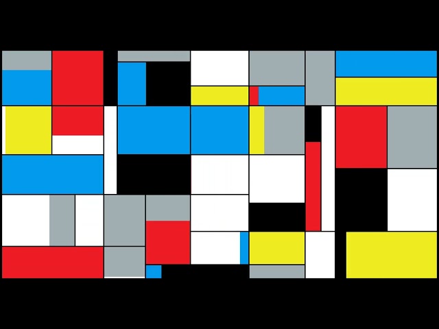 Mondrian Rectangles - Seamless Loop (YT extended) | Animated Background | 4K 60fps | Free Download