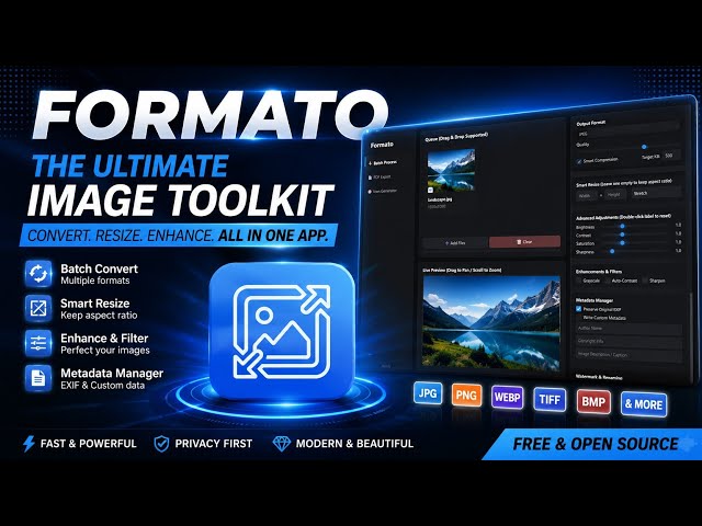  Meet Formato – The Ultimate Open-Source Image Toolkit