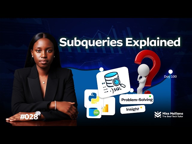 28/100 Days of Data: SQL Subqueries Explained Simply